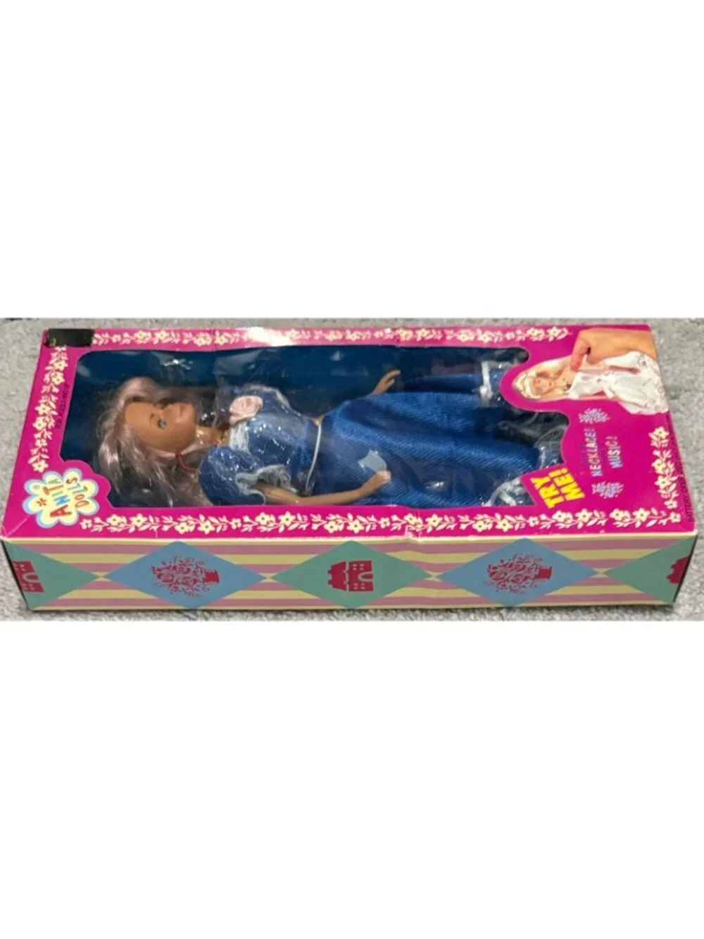 Vintage Anita Dolls With Musical Necklace #130 New Sealed